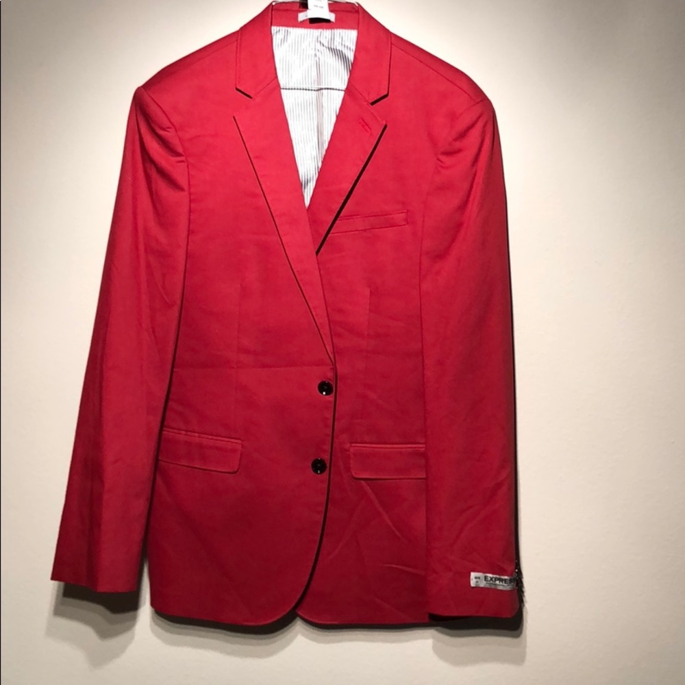 Express Men’s photographer fitted blazer